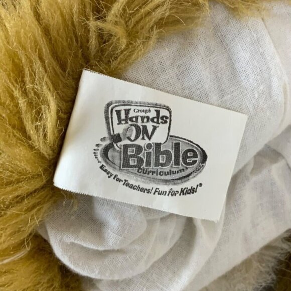 Vintage Hands On Bible Kangaroo Plush Hand Puppet Teaching Toy Pretend Play - Picture 6 of 7